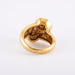 Ring 54 / Yellow / 750‰ Gold Toi et Moi pearl and diamond ring 58 Facettes 130160R