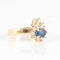 Bague 52.5 Bague Saphir Diamants Or jaune 58 Facettes 1