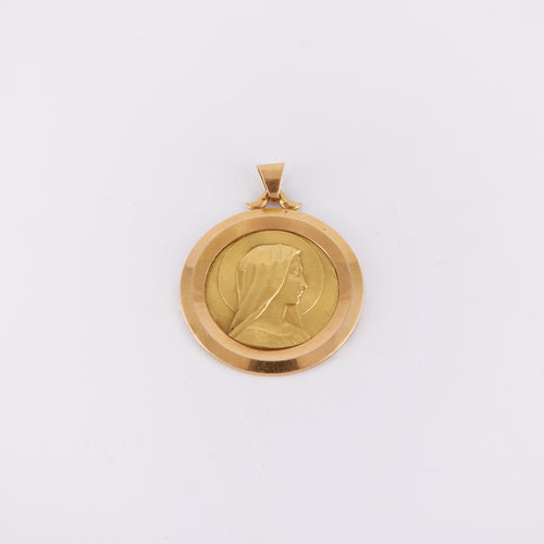 Pendentif Médaille ciselée Vierge 58 Facettes BT01