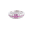 Bague Bague Jonc Saphirs roses Diamants 58 Facettes 1