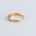 Yellow gold half-alliance ring with 7 diamonds 58 Facettes FM66