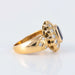 Ring Marguerite Ring Sapphire Diamonds Yellow gold 58 Facettes