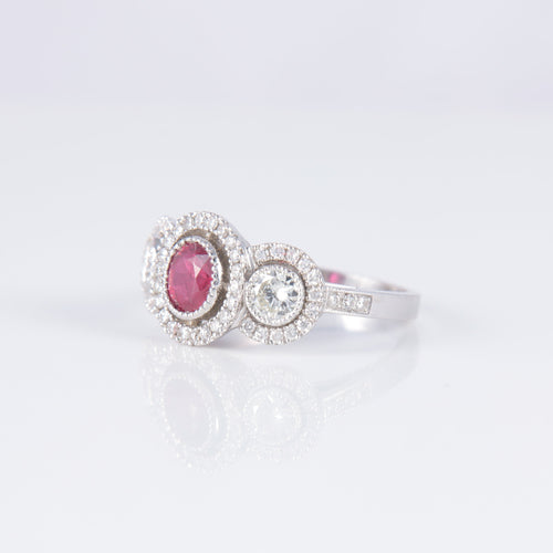 Bague Bague Rubis exceptionnel 58 Facettes 1
