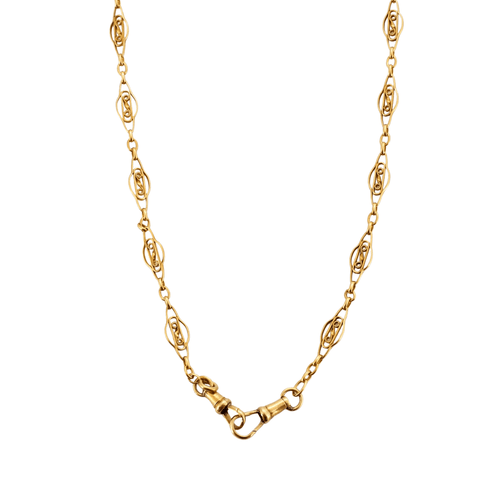 Collier Chaîne giletière or jaune 58 Facettes DV0550-2