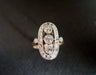 Ring 51 Old Diamond Ring, 18 Carat Gold. 58 Facettes 1032942