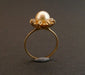 Ring 48 Pearl and Diamond Ring, Gold 58 Facettes