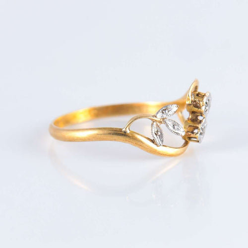 Bague 62 Bague Florale 58 Facettes JE213