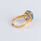 Bague 52 Bague Saphir de Ceylan cabochon 58 Facettes FM112
