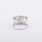 Bague 52 / Blanc/Gris / Or 750 Bague pavage Diamants 58 Facettes 210140R