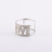 Bague 52 / Blanc/Gris / Or 750 Bague pavage Diamants 58 Facettes 210140R