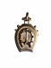 Pendant Old horseshoe medallion pendant in rose gold 58 Facettes