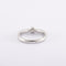 Bague 51 / Blanc/Gris / Platine 900 Bague Solitaire 0.25 carat 58 Facettes 140490R