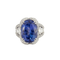 Bague 53 Bague cocktail Tanzanite 58 Facettes P46L13