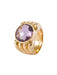 Ring 54 Fred Ring Yellow Gold and Amethyst 58 Facettes 1409-21