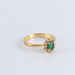 Ring Marguerite Emerald Ring 12 Diamonds 58 Facettes 1