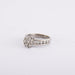 Bague 48 / Blanc/Gris / Or 750 Bague Or blanc et diamants 58 Facettes 150052-T91R