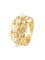 Bague BAGUE MODERNE OR, PERLES ET DIAMANTS 58 Facettes 160026