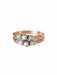 Ring Belle Epoque double ring fine pearl diamond ring 58 Facettes