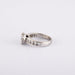 Bague 48 / Blanc/Gris / Or 750 Bague Or blanc et diamants 58 Facettes 150052-T91R