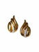 Boucles d'oreilles clip or et diamants 58 Facettes