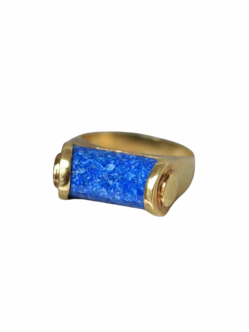 Bague Bague bombée style moderniste lapis lazuli 58 Facettes