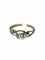 Bague solitaire vintage deux ors et diamant 58 Facettes