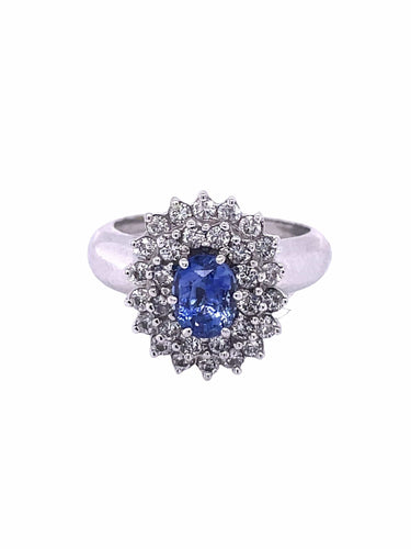 Bague Bague Saphir & Diamants 58 Facettes