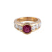 Ring Ruby and diamond ring 58 Facettes