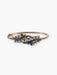 Bracelet Bracelet Jonc Ancien Or Rose, Argent & Diamants 58 Facettes 200001