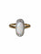 Bague opale entourage diamants 58 Facettes