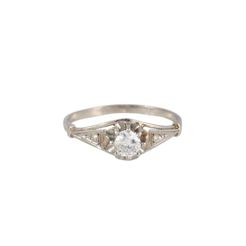 Bague Bague de fiançailles Art Déco 58 Facettes