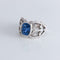 Bague 53 Bague Arabesque Saphir bleu exceptionnel 58 Facettes 1