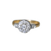 Ring 55.5 Daisy Diamond Engagement Ring 58 Facettes