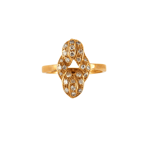 Bague Bague en Or jaune & diamants 58 Facettes