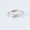Bague 57 Bague fine Emeraudes 58 Facettes JE248