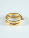 Ring 54 Tiffany Cross Ring yellow gold 58 Facettes
