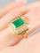 Bague 55 Bague Emeraude et Diamants 58 Facettes