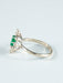 Ring 55 Marguerite Emerald and diamond ring 58 Facettes