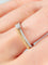 Bague 53 Bague Solitaire Deux Ors 58 Facettes