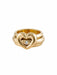 Ring 56 PIAGET “Heart” Ring in Yellow Gold and Diamond 58 Facettes 200003
