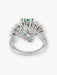 Ring Foliage Ring White Gold, Diamonds & Emeralds 58 Facettes 150042