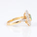Ring 49 Marguerite Emerald Diamond Ring 58 Facettes 1
