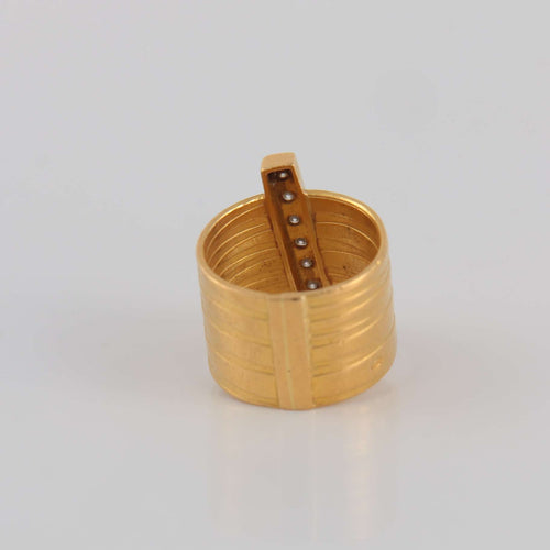 Bague 43 Bague Ligne Diamants PM 58 Facettes 1