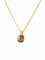 Collier COLLIER PENDENTIF OR & QUARTZ FUME 58 Facettes 130014
