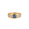 Bague 51 Bague 2 ors Saphir Diamants 58 Facettes DV0050-2
