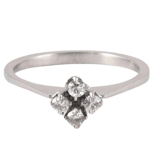 Bague 53 Bague 4 Diamants 58 Facettes DV0042-9