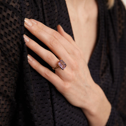 Bague 48 Bague Améthyste 58 Facettes DV0122-4