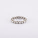 Ring 54 / White/Grey / 750 Gold American Alliance 0.95 Carat of Diamonds 58 Facettes 220411R