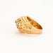 Ring 54 Band Ring Yellow Gold and Diamonds 58 Facettes DV0432-3