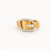 Ring 54 Diamond Belt Buckle Ring 58 Facettes DV0428-2